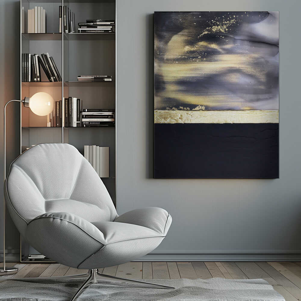 Wall art Gold Noir 2