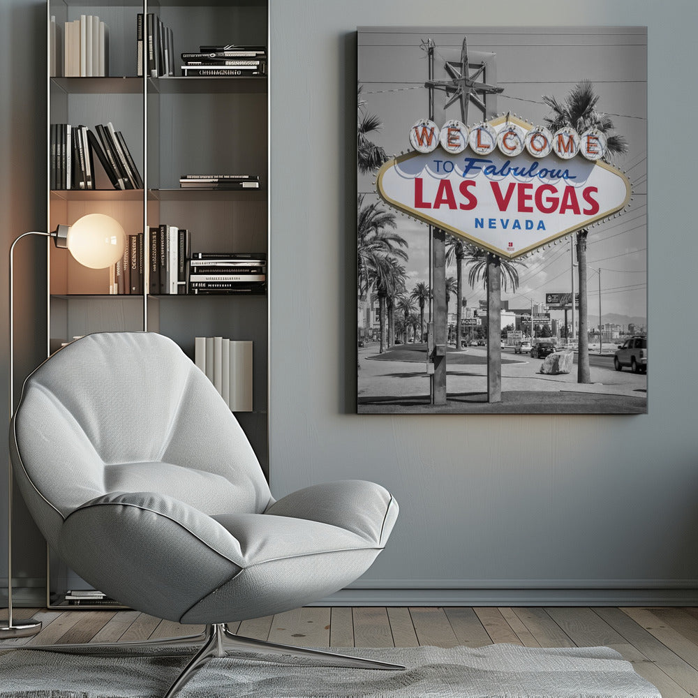  LAS VEGAS Sign - colorkey Wall Artwork 0
