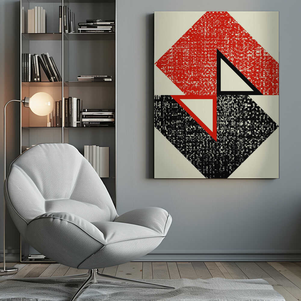 Wall art Geometric Contrast