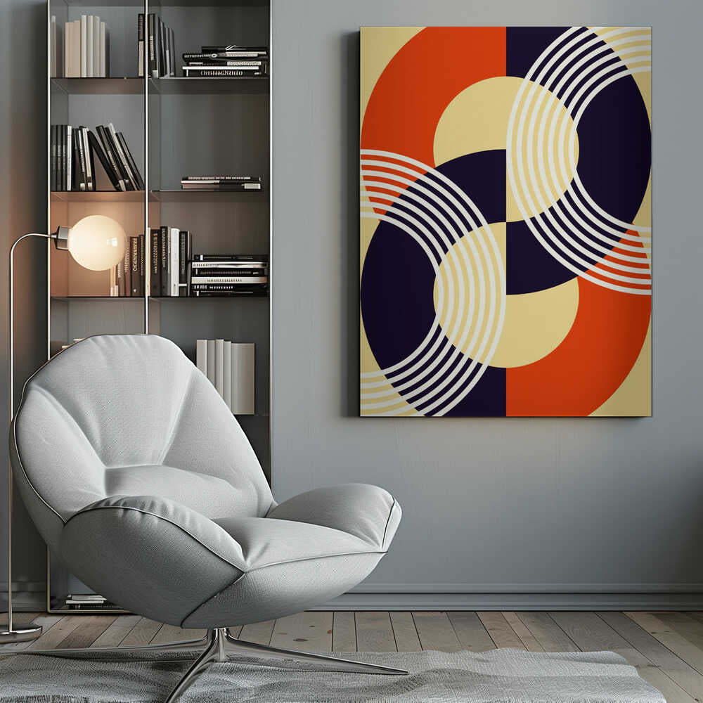 Wall art Interwoven Circles