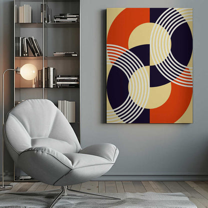 Wall art Interwoven Circles