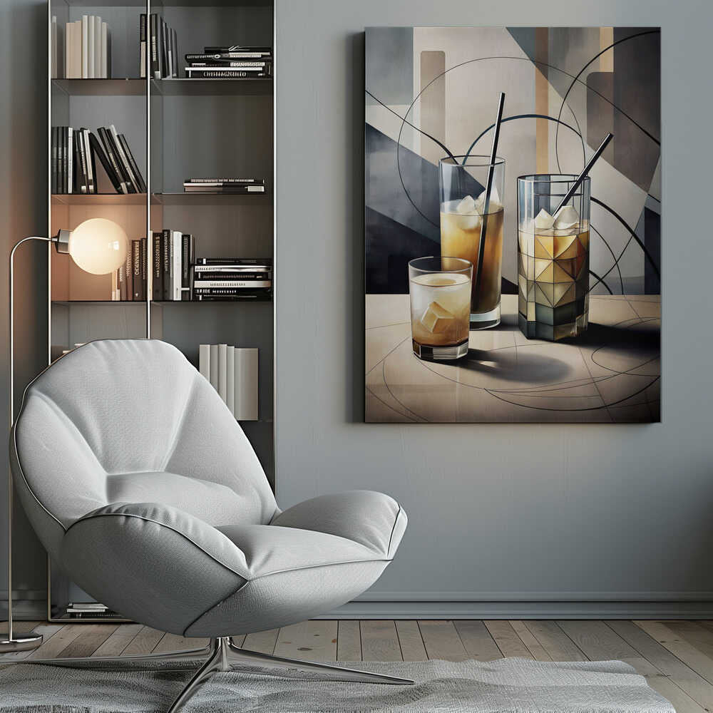 Wall art Cubist Cocktails