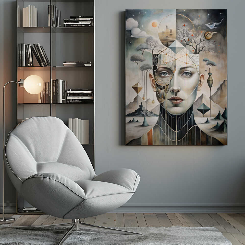 Wall art The Divided Self