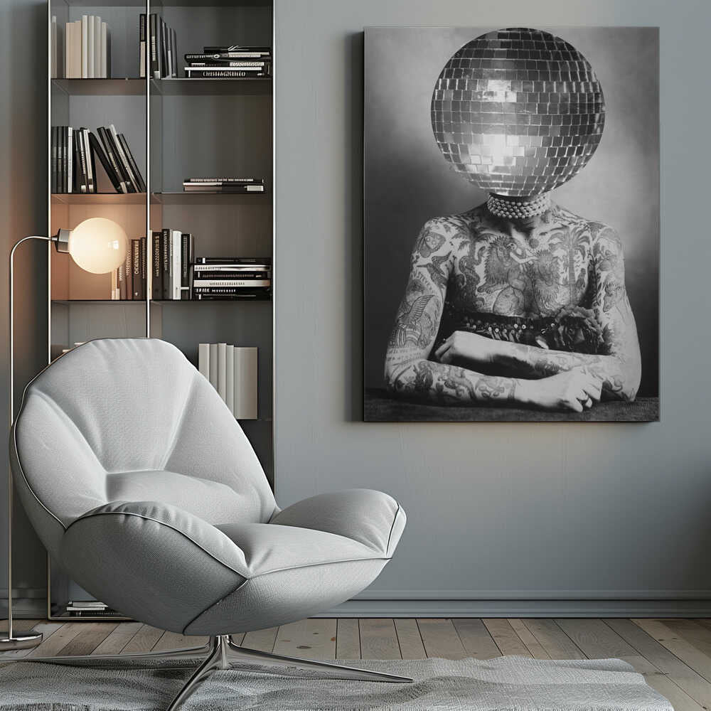 Wall art DISCO VINTAGE PORTRAIT