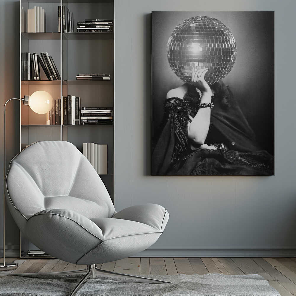 Wall art DISCO VINTAGE WOMAN