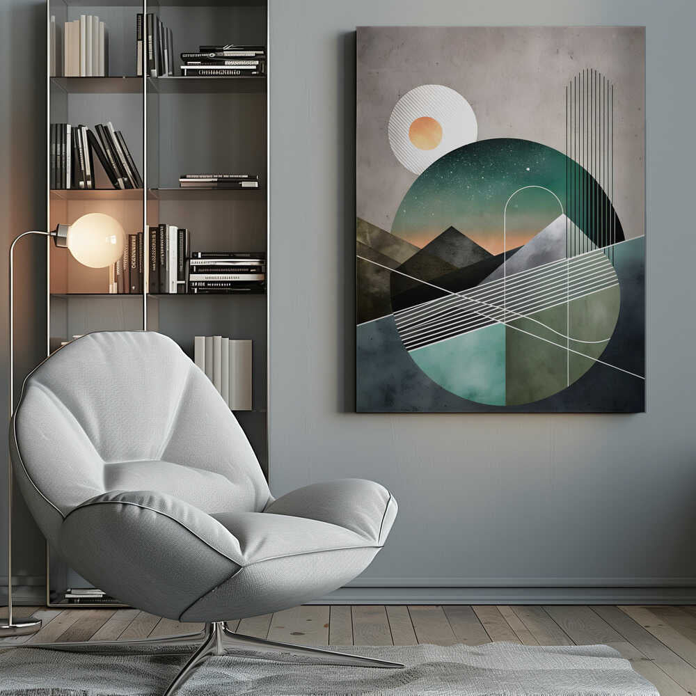 Wall art Celestial Geometry