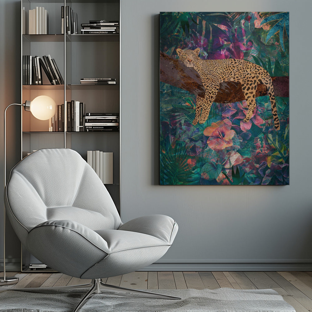 Artwork Leopard Jungle2 10inches- 
