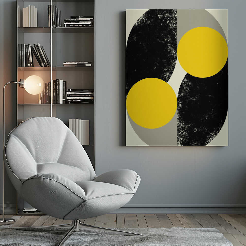 Wall art Duality in Motion