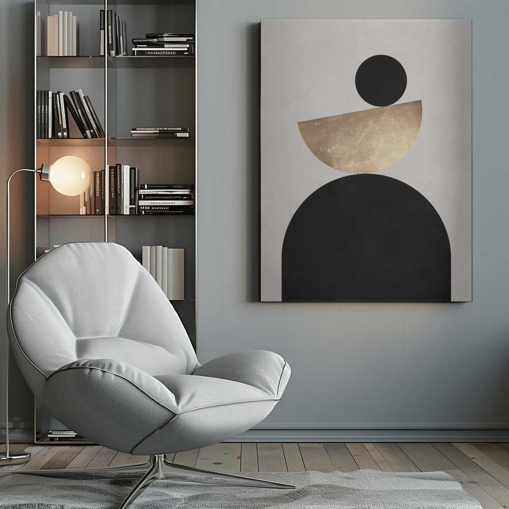 Wall art Lines and circles 23
