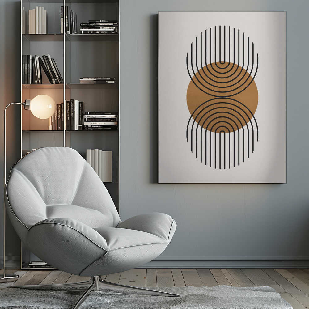 Wall art Art with circles 1