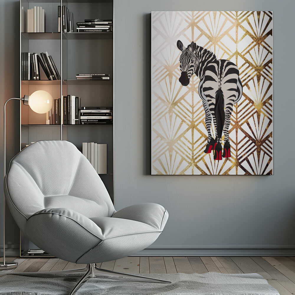 Wall art Zebra Hells Art Deco