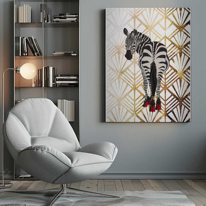 Wall art Zebra Hells Art Deco
