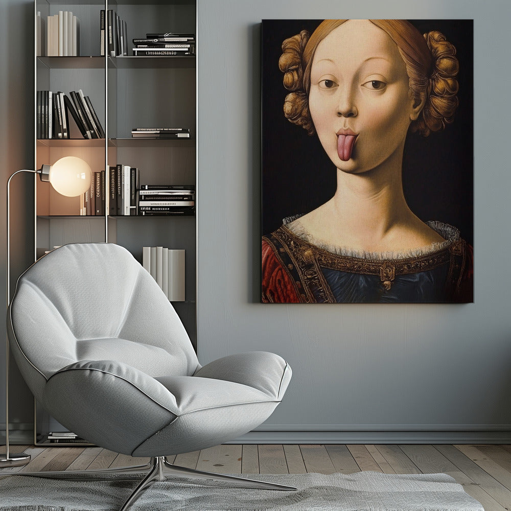 canvas prints Insolent Ladyinches- 