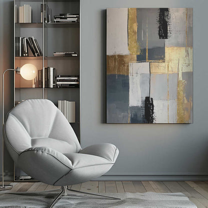 Wall art Golden Greys 3