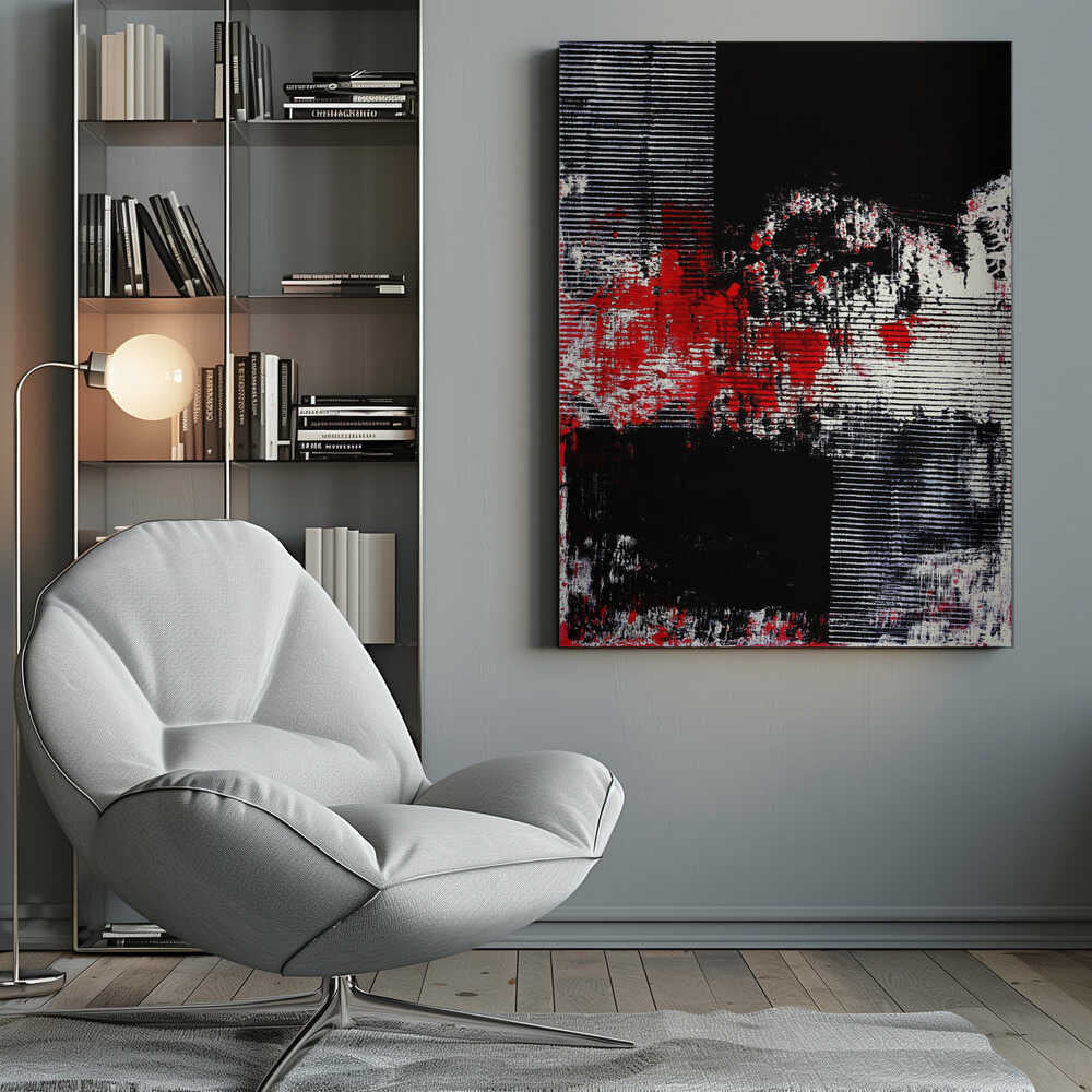 Wall art Crimson Echoes