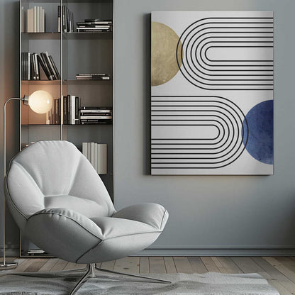 Wall art Curves and Circles