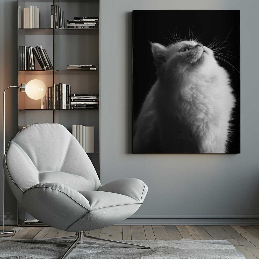 Wall art White in Black