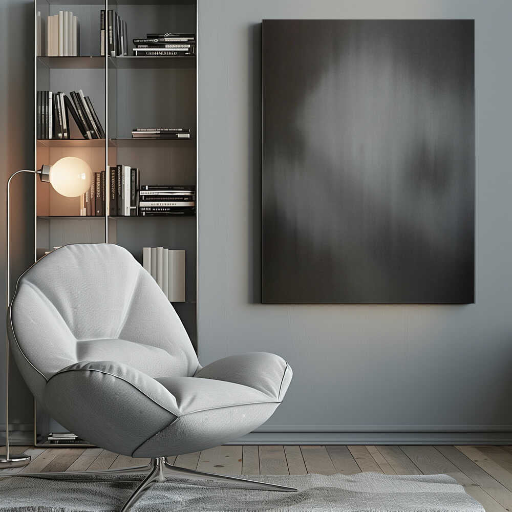 Wall art Of Otherworldly Terrain                    Oil On Canvas