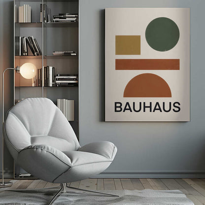 Wall art Bauhaus Geometric minimal 04
