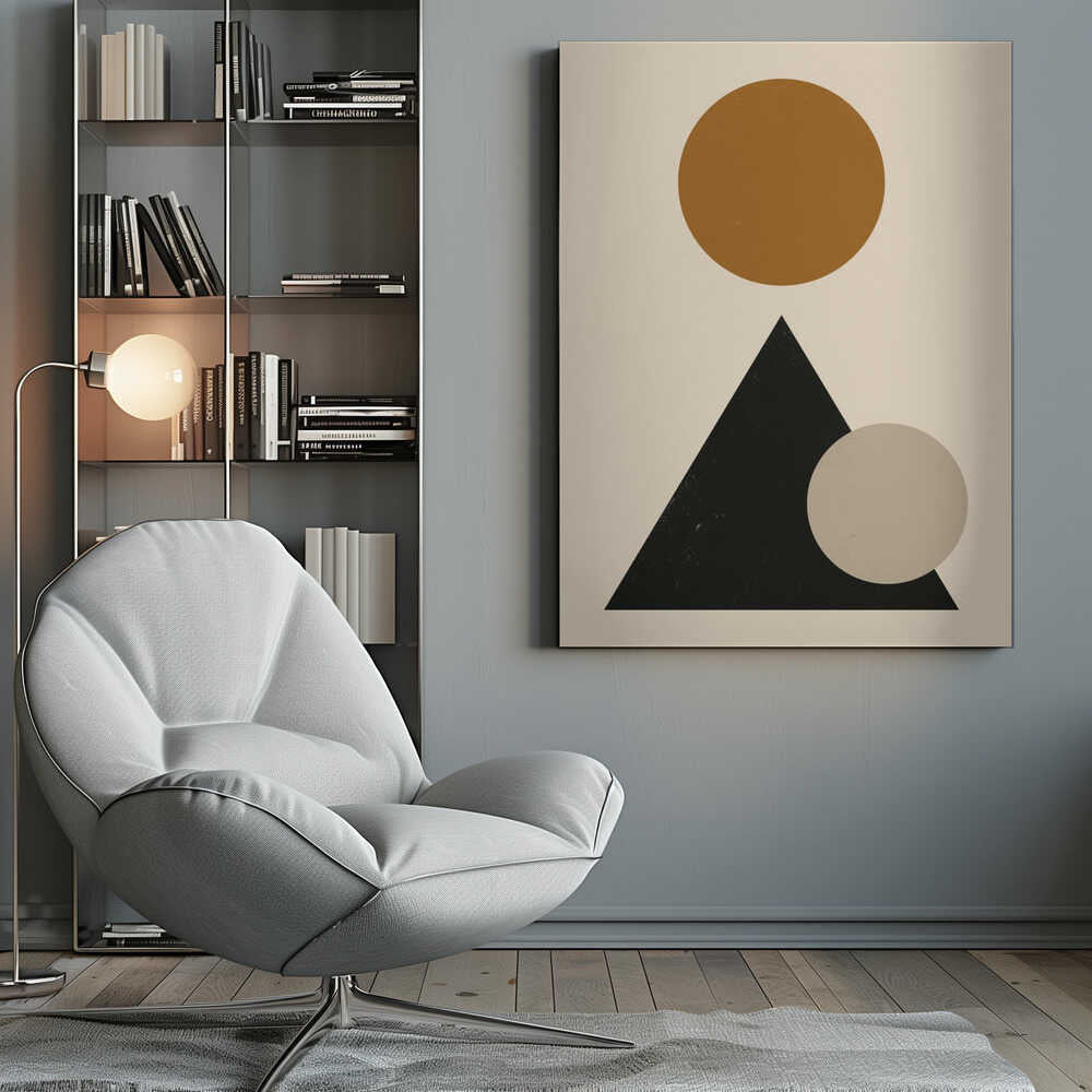 Wall art Minimalist geometric composition 03