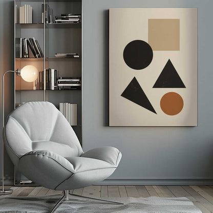 Wall art Minimalist geometric composition 07
