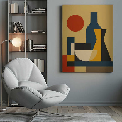 Wall art Geometric Still Life Composition 02