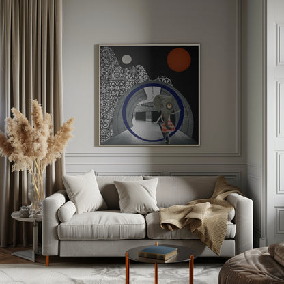  Elephant girl Wall Artwork 0