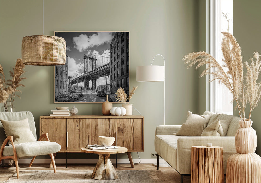  NYC Manhattan Bridge Wall Artwork 0