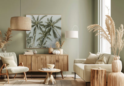  Lovely Vintage Palm Trees Wall Artwork 0
