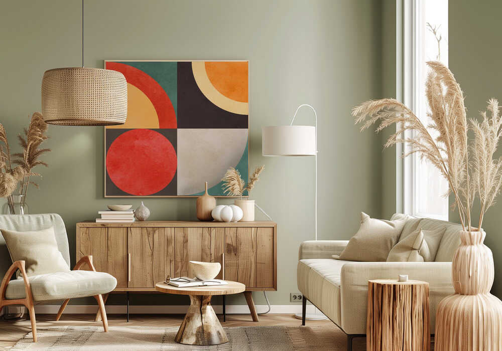 Wall art Circles in harmony 12