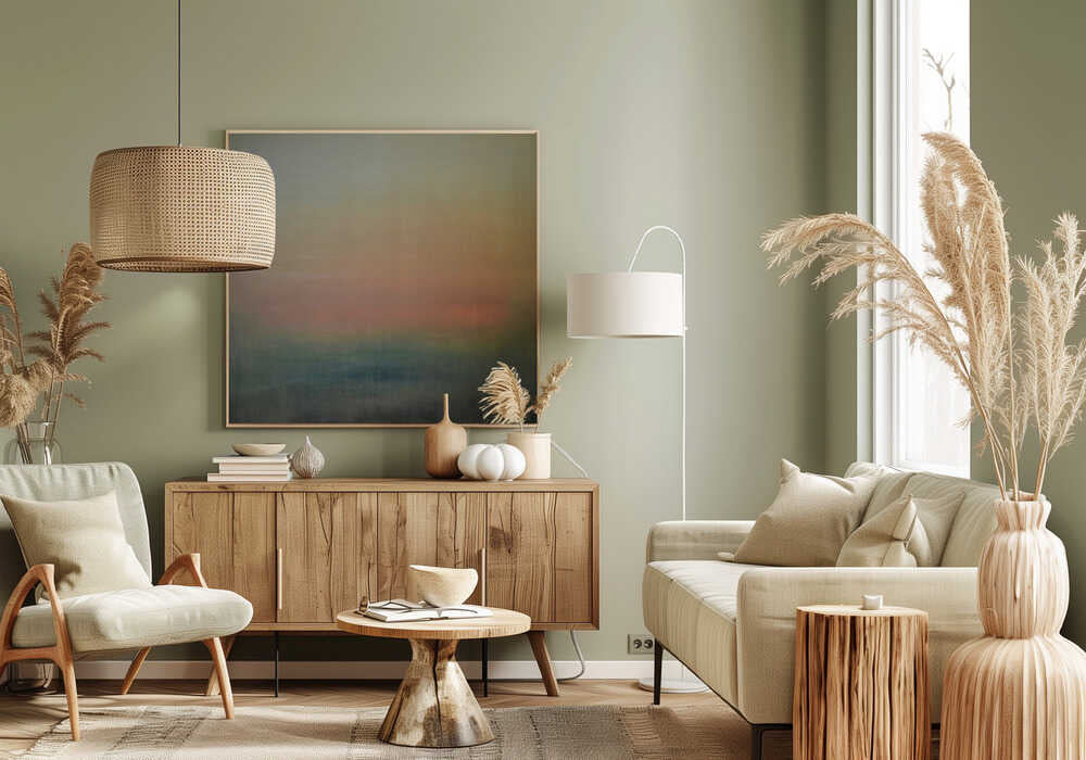 Wall art In the Beginning             Oil On Canvas