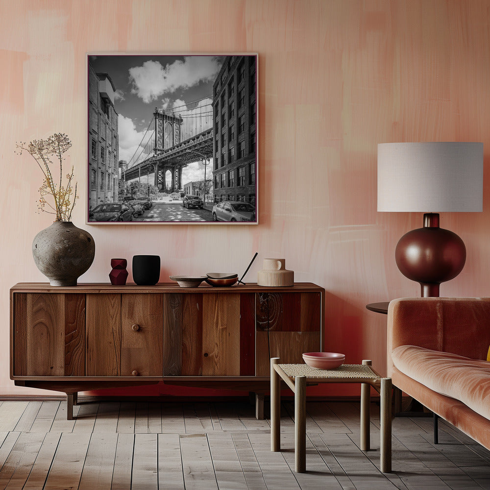  NYC Manhattan Bridge Wall Artwork 0