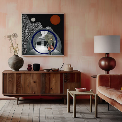  Elephant girl Wall Artwork 0