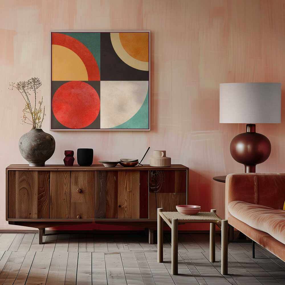 Wall art Circles in harmony 12