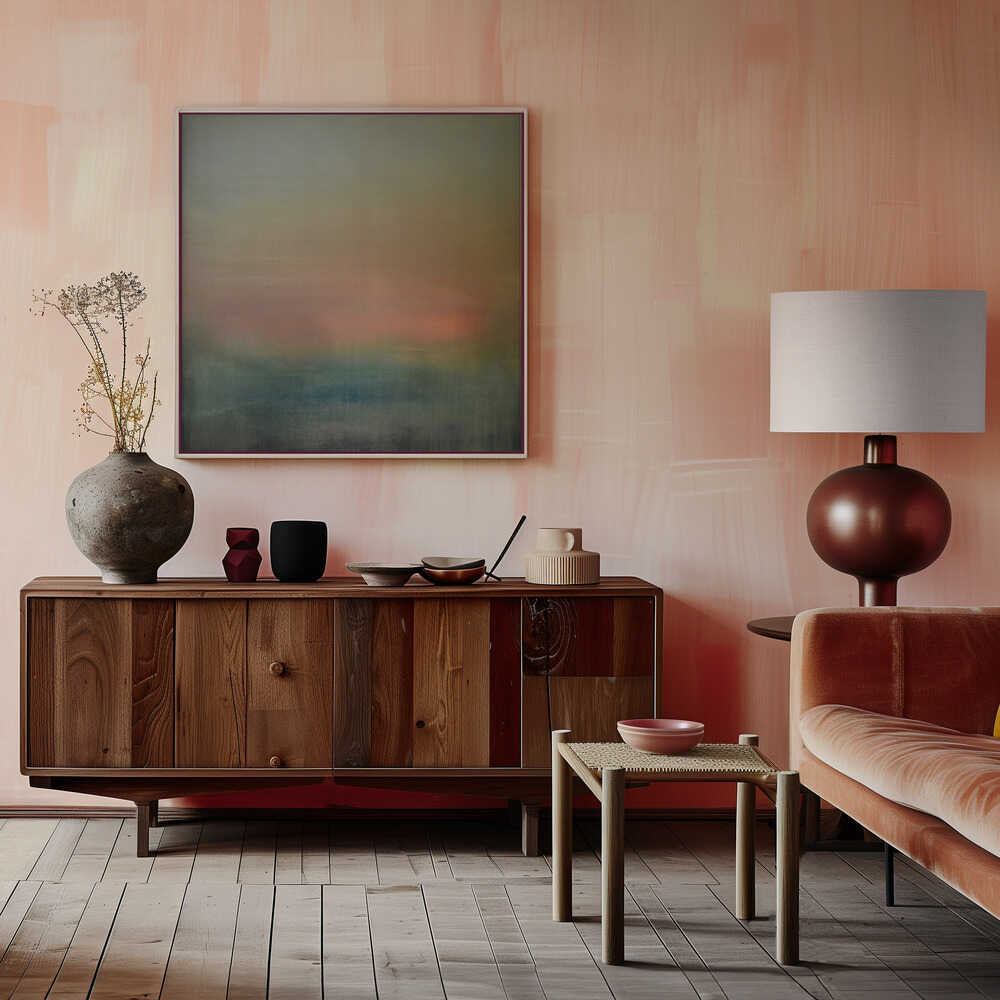 Wall art In the Beginning             Oil On Canvas