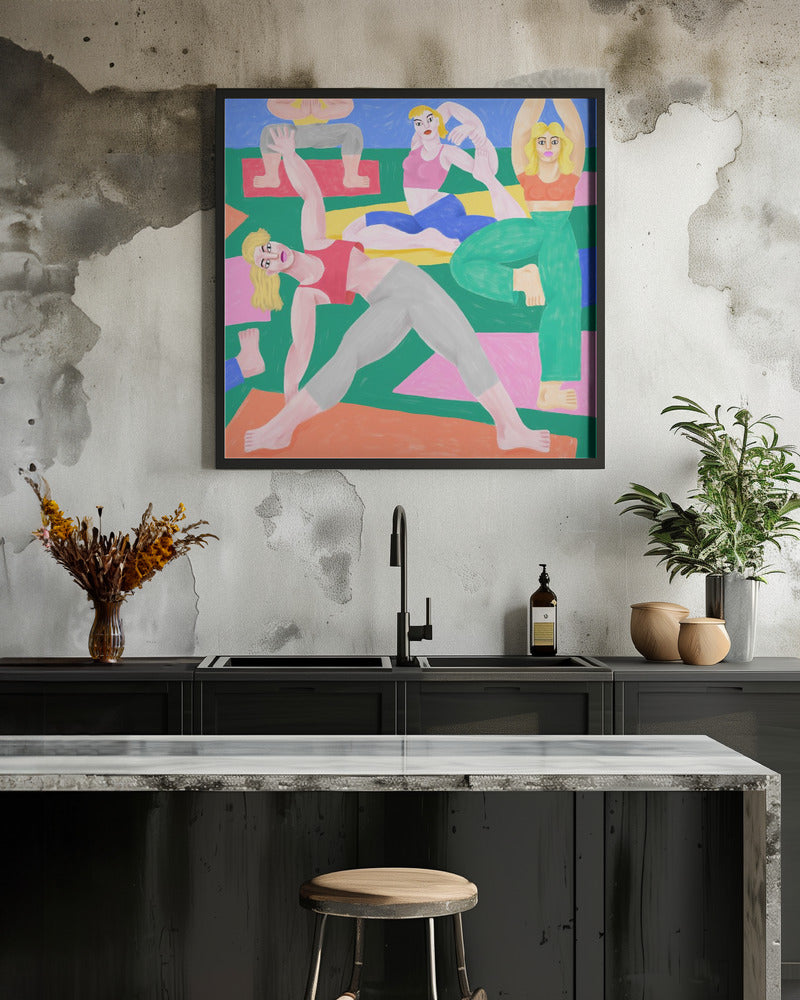  CeÃŒÂpeÃŒÂ  Yoga Ga Wall Artwork 0