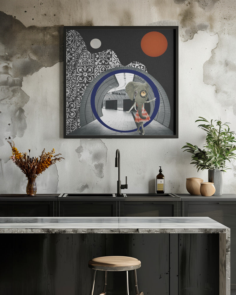  Elephant girl Wall Artwork 0