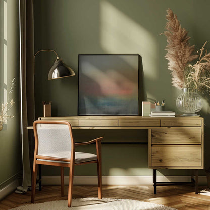 Wall art In the Beginning             Oil On Canvas