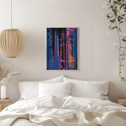  Time Machine (Blue) Wall Artwork 0