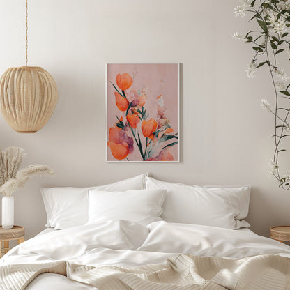  Orange Tulips Wall Artwork 0