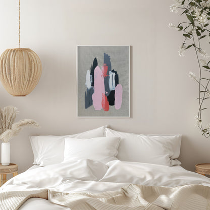  Pink Black and Grey 1 Wall Artwork 0