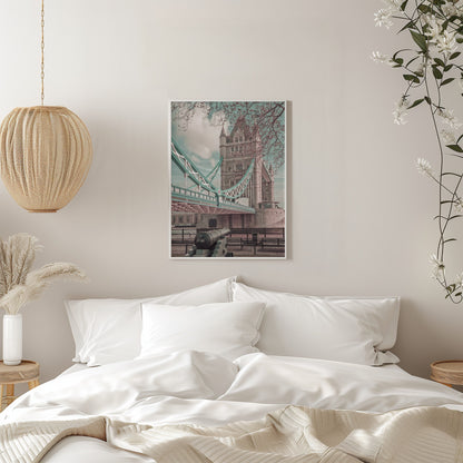  LONDON Tower Bridge in Detail | urban vintage style Wall Artwork 0