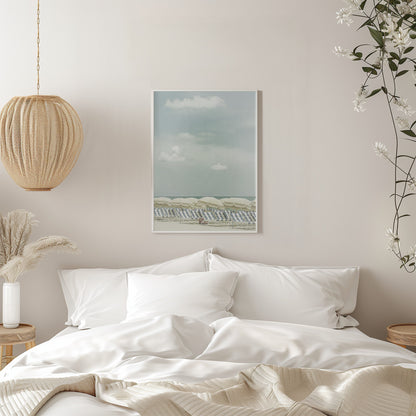  Vintage beach scene Wall Artwork 0