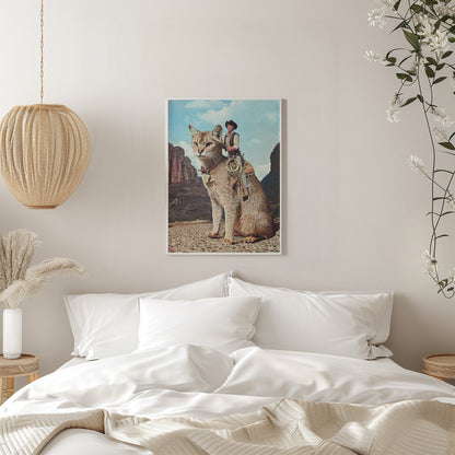  Cat Lone Ranger Wall Artwork 0