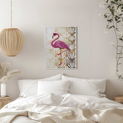 Wall art Flamingo Art Deco