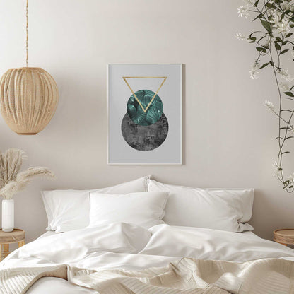 Wall art Botanical and geometric Shape