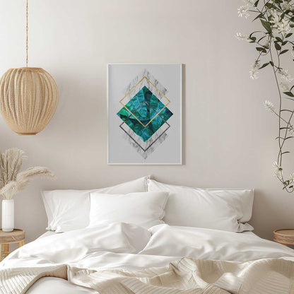 Wall art Botanical and geometric Shape
