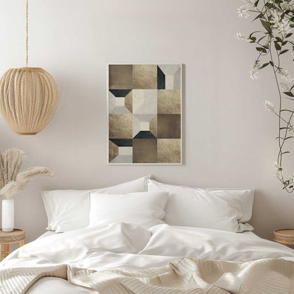Wall art Geometric Gold Rhythm