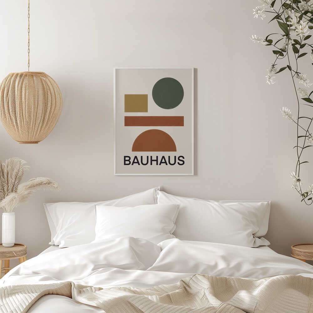 Wall art Bauhaus Geometric minimal 04