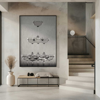 Wall art Champagne tower_9